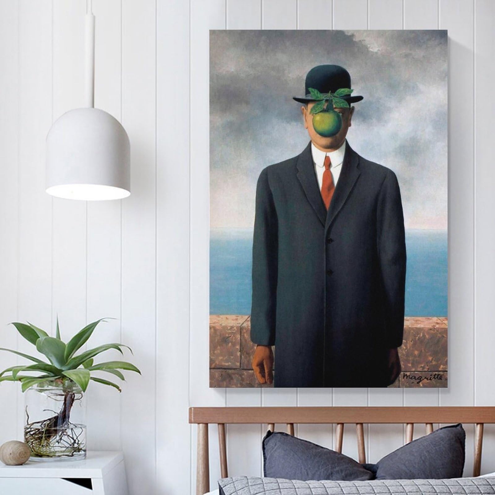 Amazon.co.jp: Rene Magritteルネ・マグリット《人の子》ポスター