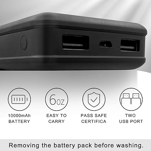 Miniatura 5 de Loowoko Heated Vest for Women with Battery Pack Included, Lightweight Women's Electric Heating Vests Rechargeable for Winter