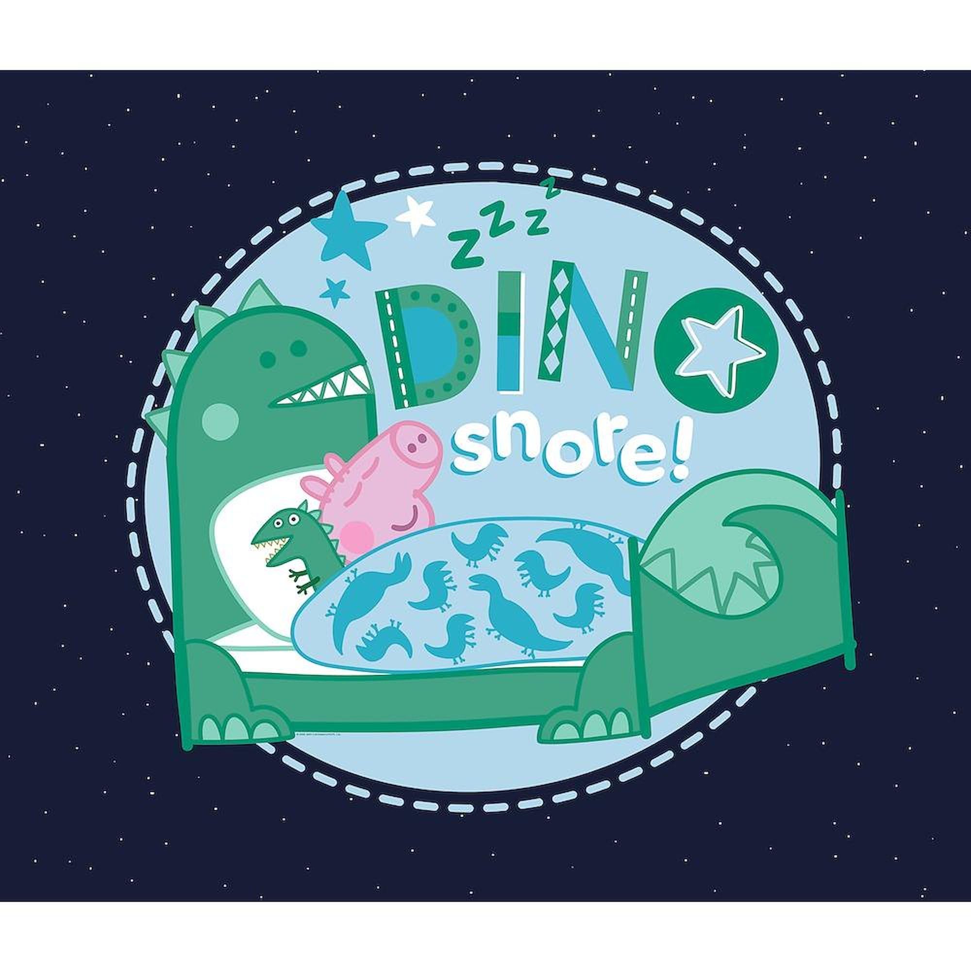 CafePress Peppa Pig: Dino Snore King Duvet Cover, Printed Comforter Cover, Unique Bedding