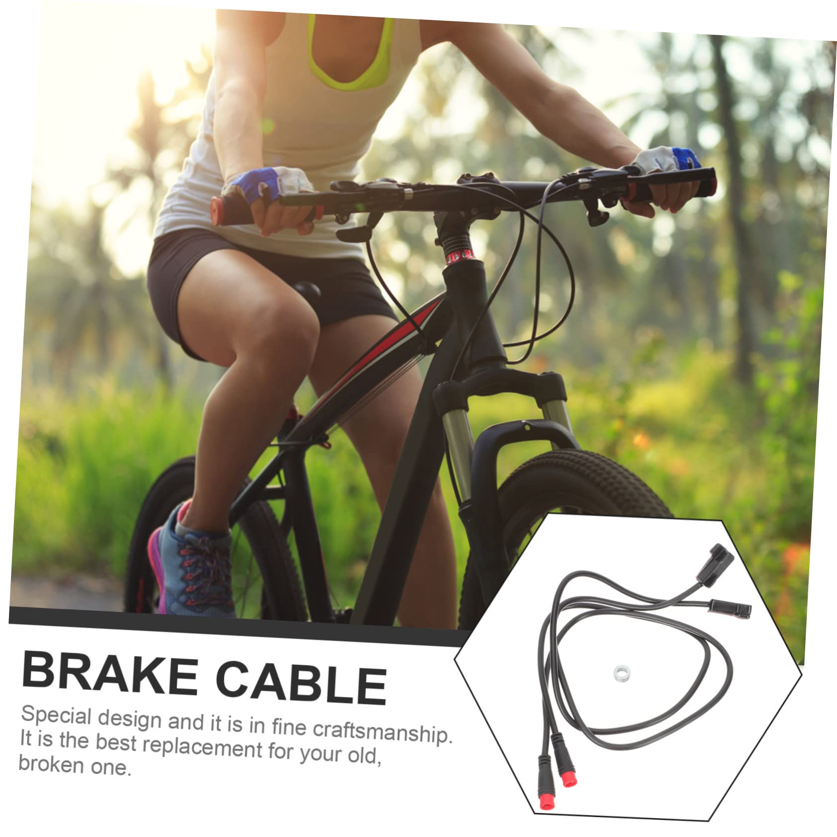 Toyvian Sensor de Freno Kit de Cables de Freno de Bicicleta el plastico
