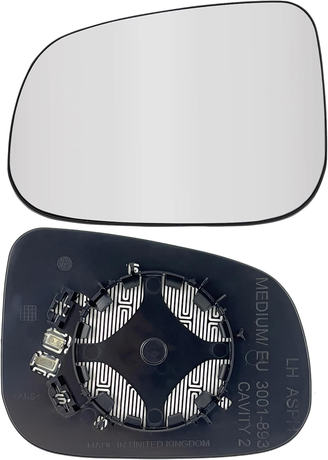 S60 Driver Side Heated Mirror Glass Compatible with 2012