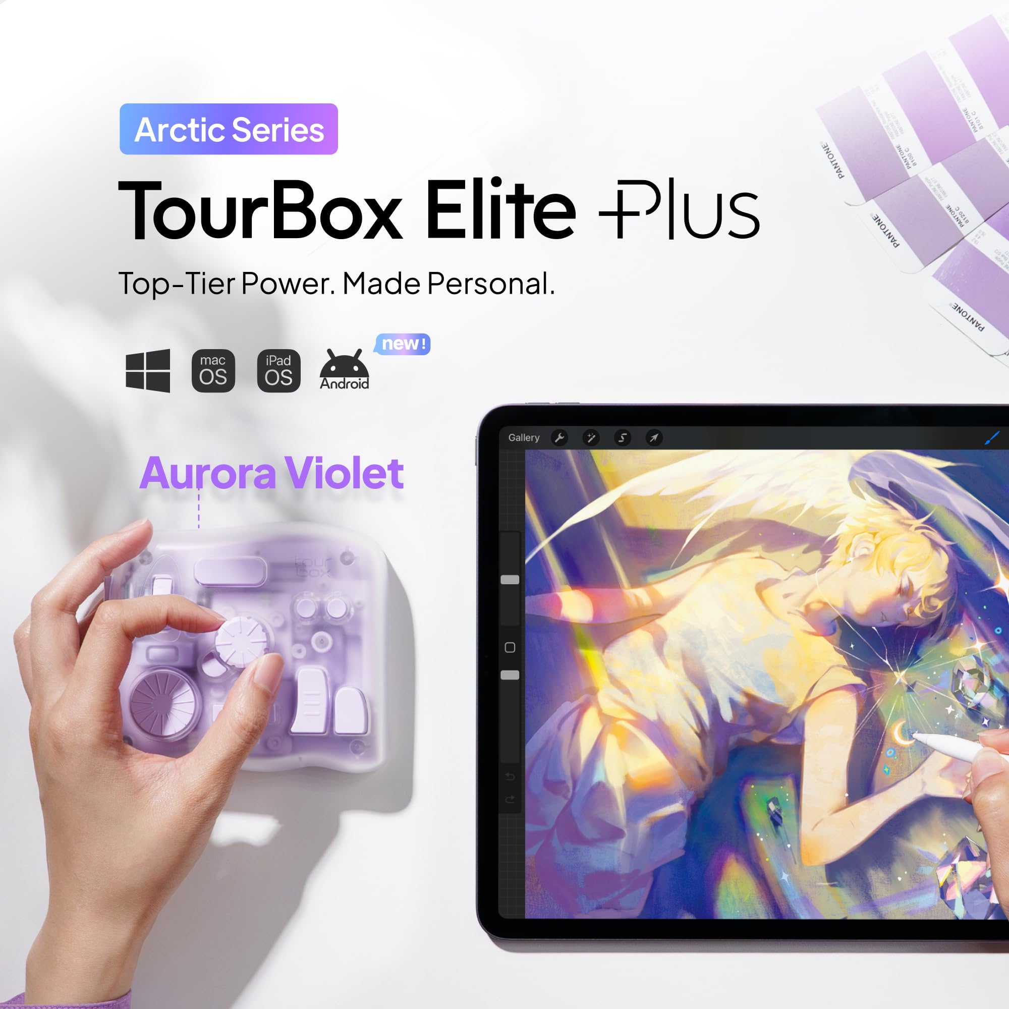 Amazon.com: TOUR BOX Elite Plus All-in-Creative Console, Bluetooth