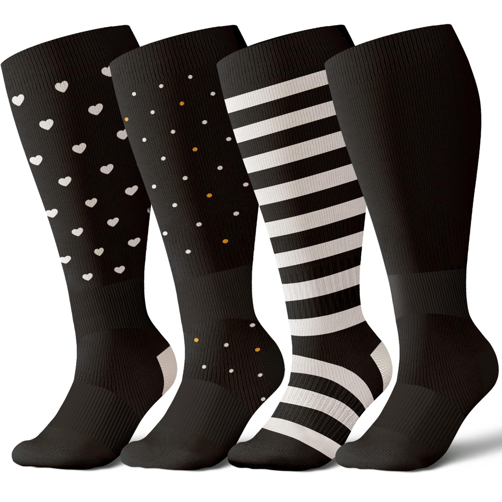 Plus Size Compression Socks Bamboo Viscose