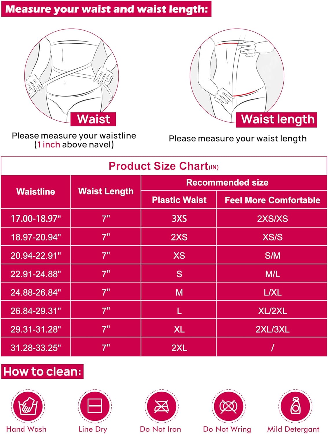 Atbuty Short Torso Waist Trainer for Women Small Tummy Control Sport Girdle Hourglass Belly shaper - Image 7