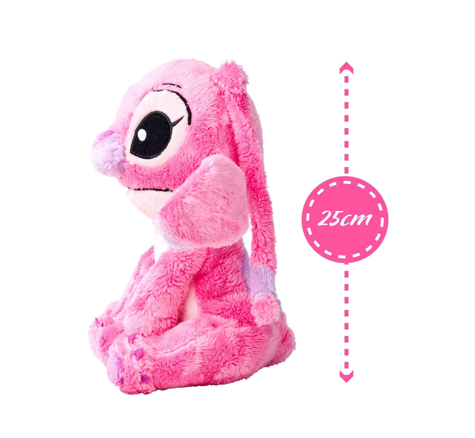 Simba Peluche Angel de Lilo y Stitch Disney - Peluche, 25cm, Licencia Oficial, Auténtico, Apto para Todas Las Edades (6315876954)