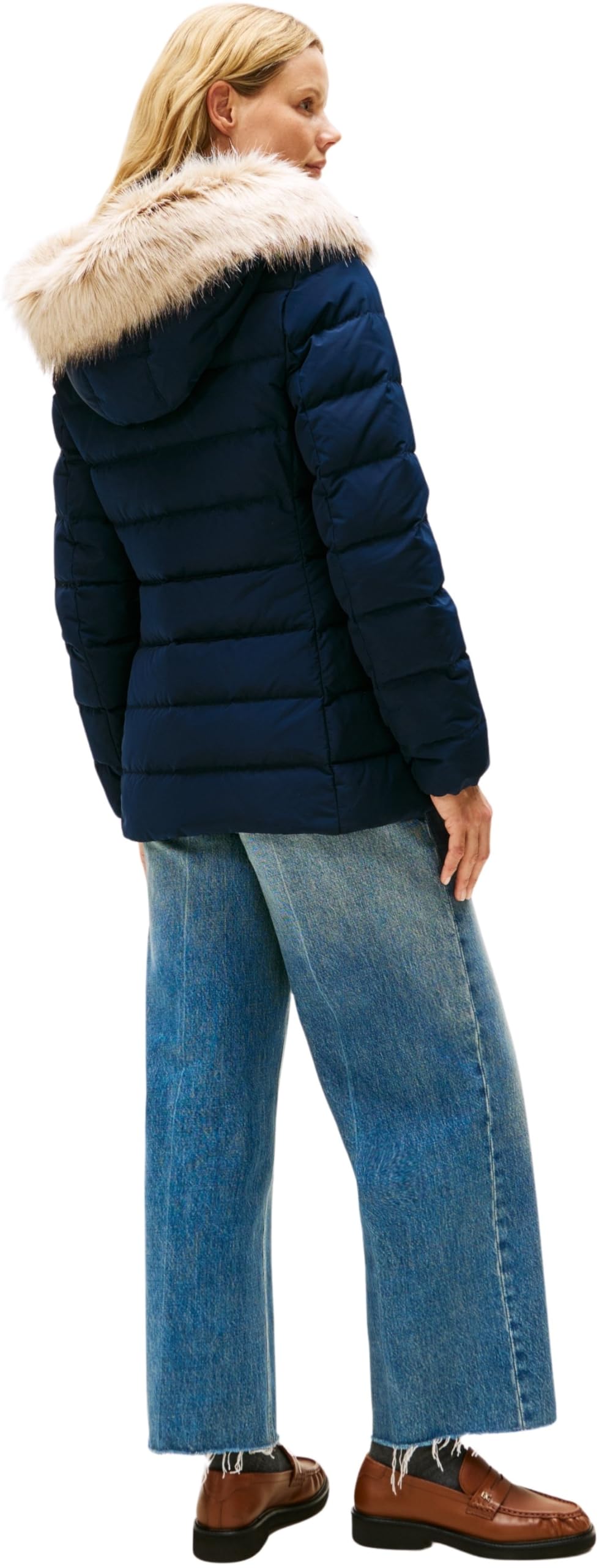 Tommy Hilfiger Kurtka puchowa Kobiety Mw Down Slim Jacket With Fur Ww0ww47542