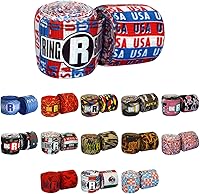 Vista 4 de Ringside Apex 180” Boxing Hand Wraps Pair - Durable, Elastic Training Wraps with Hook & Loop Closure, Multi-Color Options, Perfect for MMA, Muay
