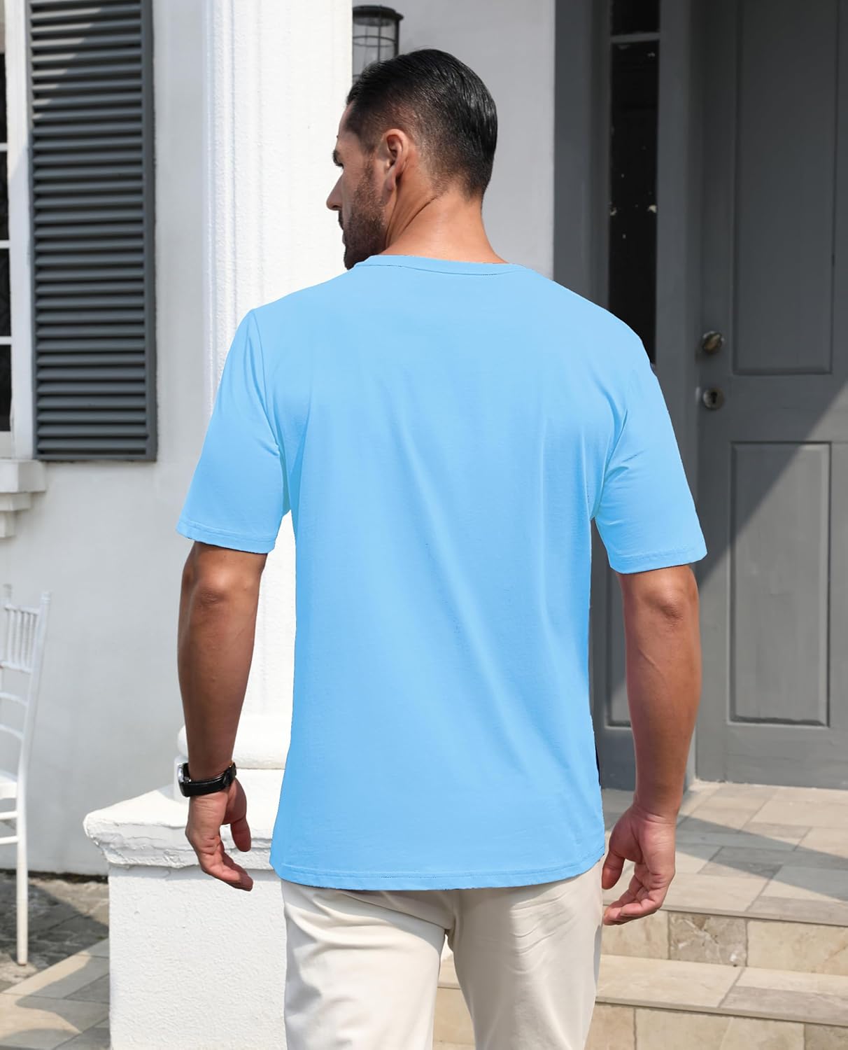 EKLENTSON Men's Cotton Pocket T-Shirts Short Sleeve Summer Tee Shirts Crew Neck Lightweight Basic Tees Casual Plain Tops - Image 4