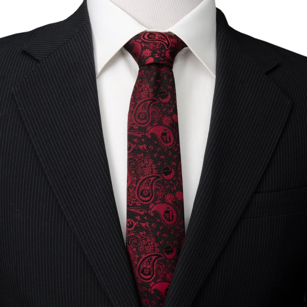 Cufflinks Inc. Vader Paisley Black and Red Men's Tie