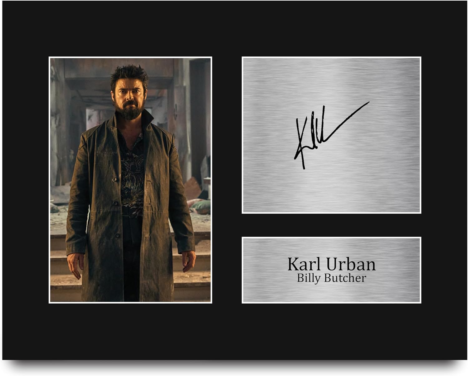 HWC Trading Karl Urban The Boys Gifts Printed Signed Autograph Picture for TV Show Fans - US Letter Size