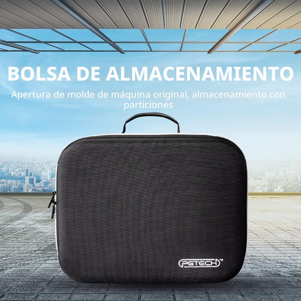 bolsa de almacenamiento multifuncional Estuche de transporte de viaje de gran capacidad caja de almacenamiento a prueba de golpes organizador para accesorios PS VR2