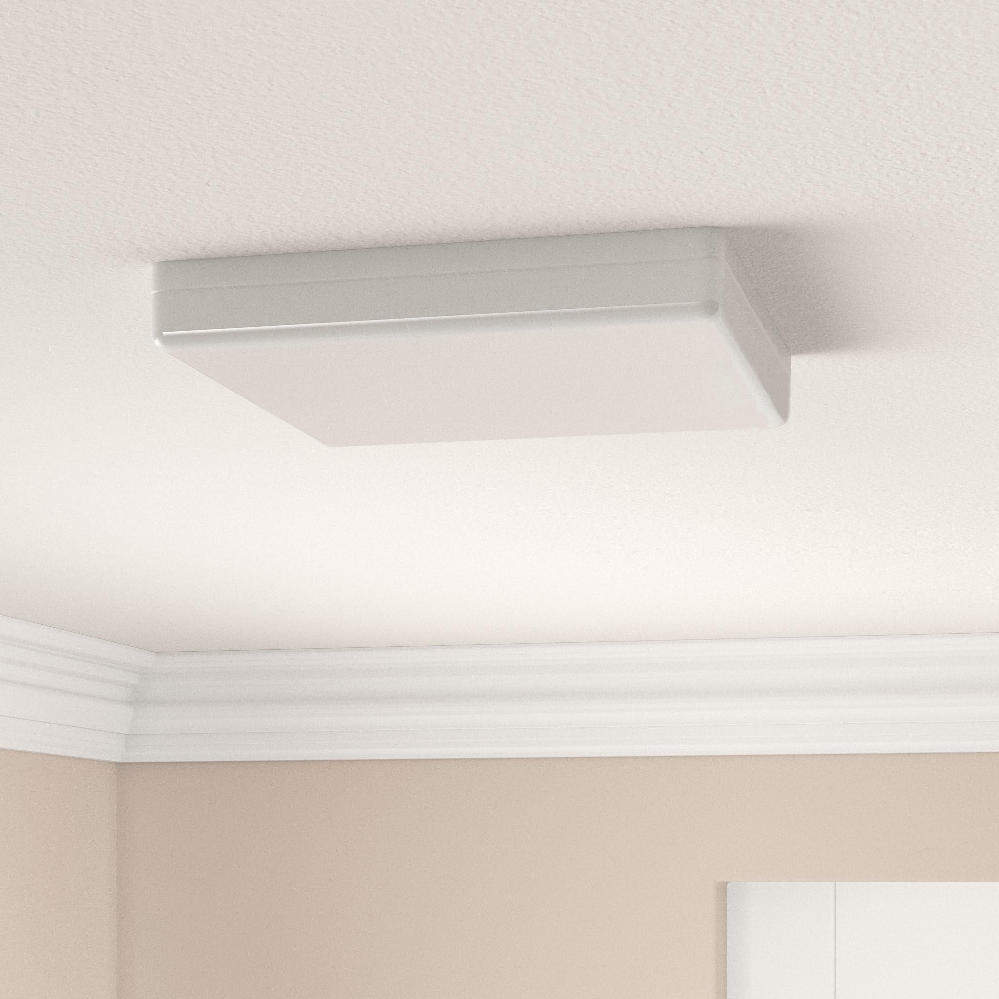Philips Polycarbonate Rimless Full Glow 24-Watt Square LED Surface Downlighter for Ceiling | Cool Daylight Light for Home & Hall | Pack of 1 1