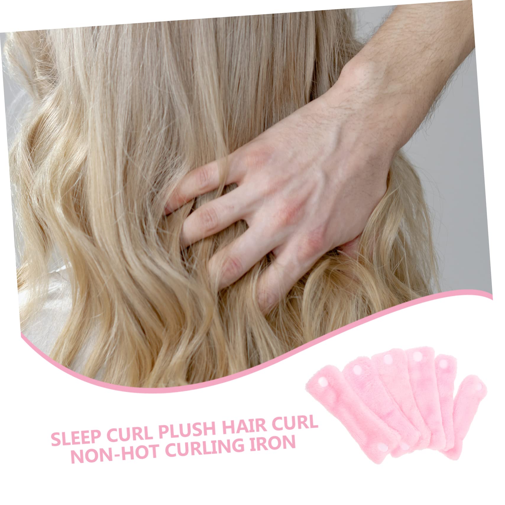 FRCOLOR 5 Juegos De Rizadores De Pelo Para Peluquería Rodillos Sencillos Para Rizos Sin Calor Para Mujeres Herramienta De Peinado Sin Químicos 6 Piezas X 5