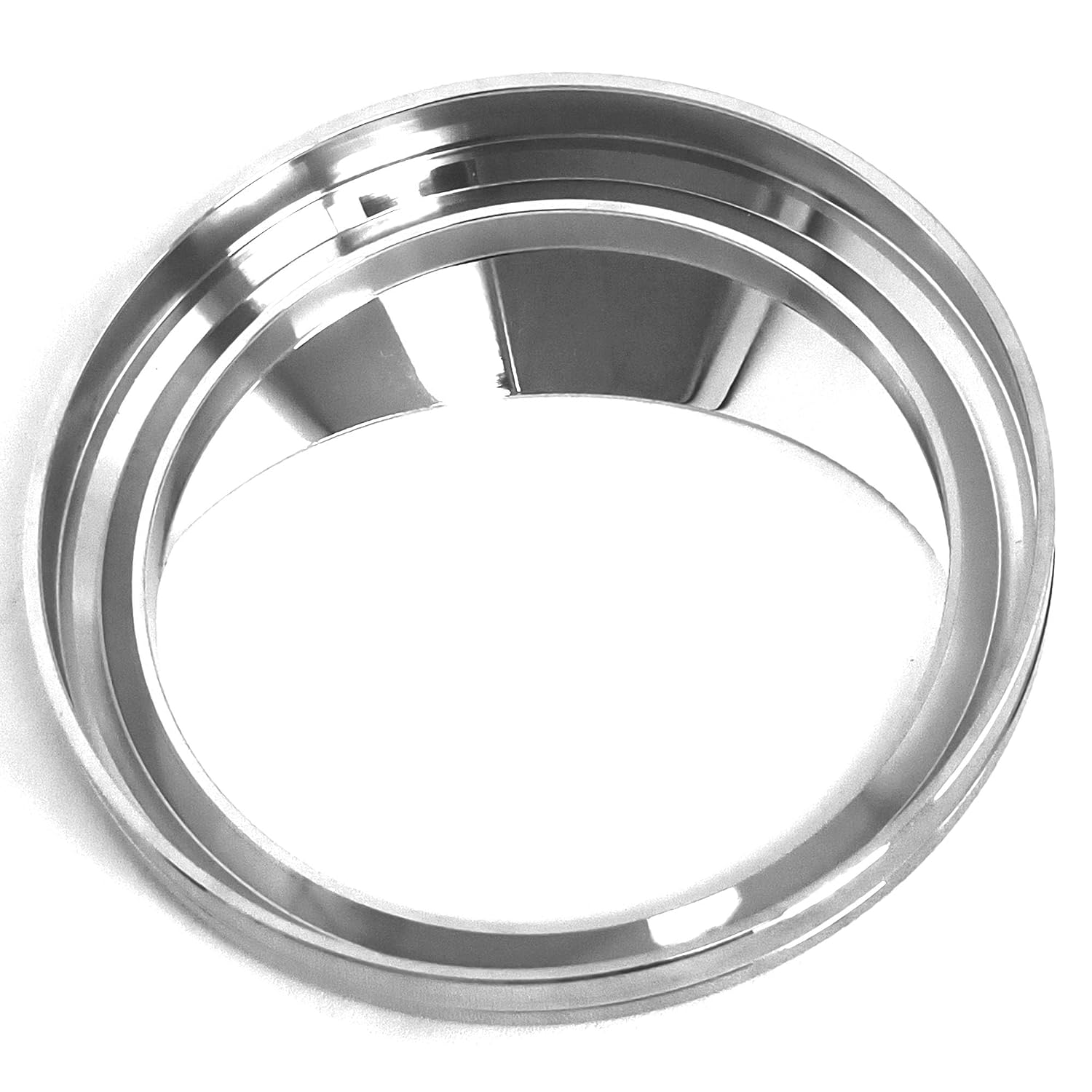 Motorcycle Tank Speedometer Gauge Bezel Cover with Visor for Most Harley Touring Road King Electra Glide Softail Dyna with 5'' Speedometer (Chrome)