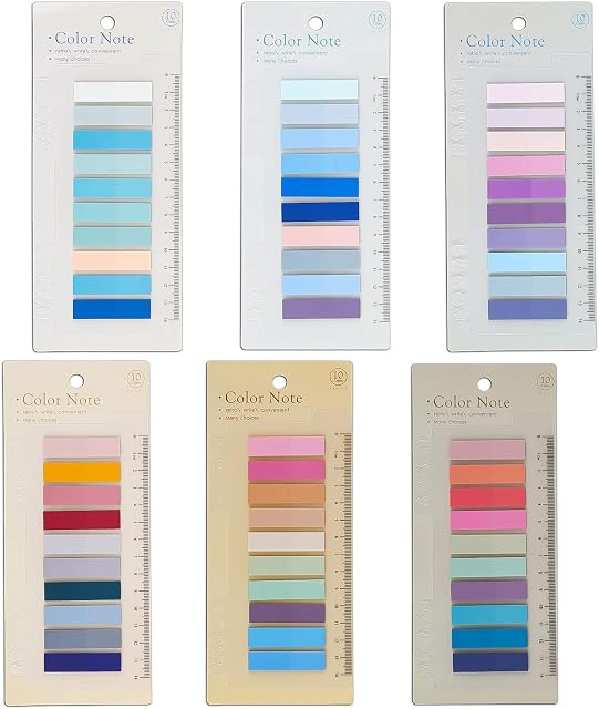Graplan 1200 Pcs Sticky Tabs,Index Tabs with Ruler,Book Tabs Page Markers Tabs Writable and Repositionable File Flags for Reading Notes, Notebook, Books, Classify Files