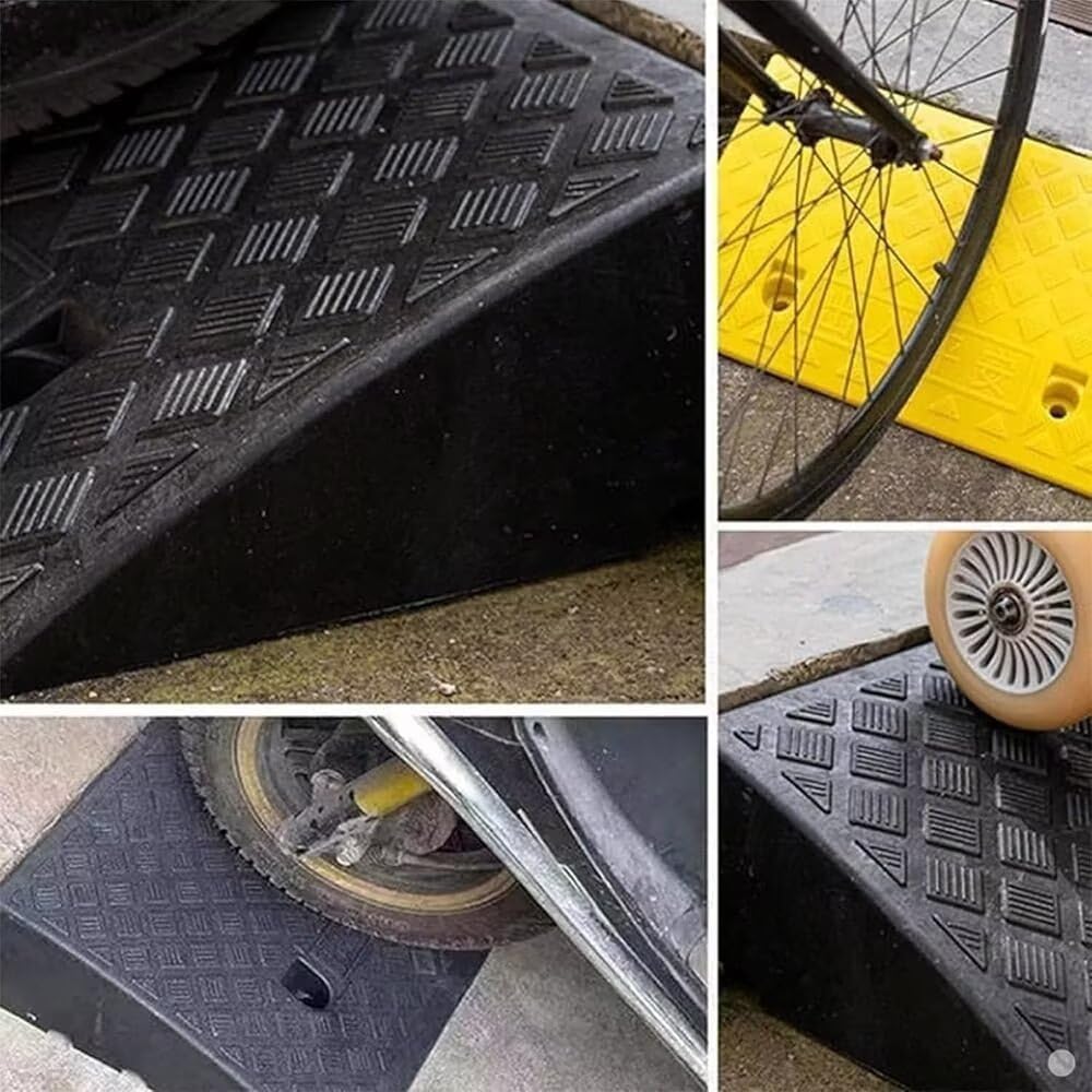 Rampa de umbral de Goma, rampas de bordillo para Coches, rampa de acera de, rampas de Movilidad para Scooter, Silla de Ruedas, rampas para Puerta de acera