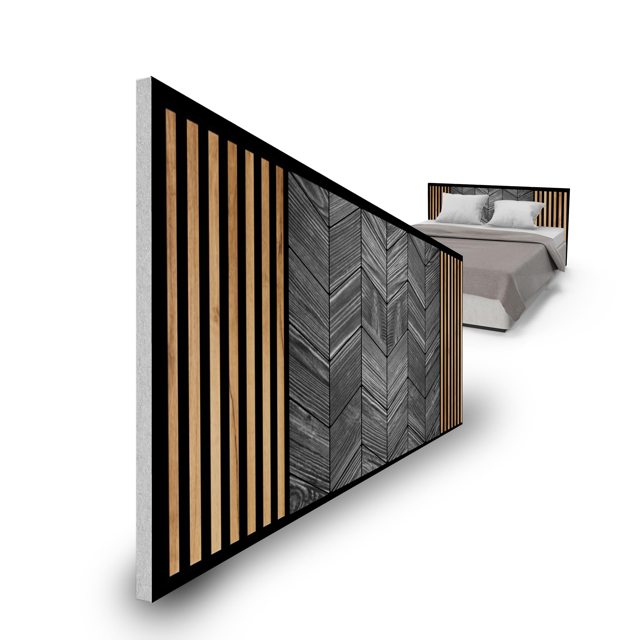 Detalles Creativos Cabeceros de Cama - PVC 5mm y 10mm Espesor - Impreso con Diferentes Diseños - 8 Medidas
