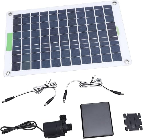 Miniatura 6 de Bomba de agua solar, 16.4 pies con fuente de agua solar de 100 W, fuente solar para estanque, estanque de peces, jardín de vida silvestre, cascada,