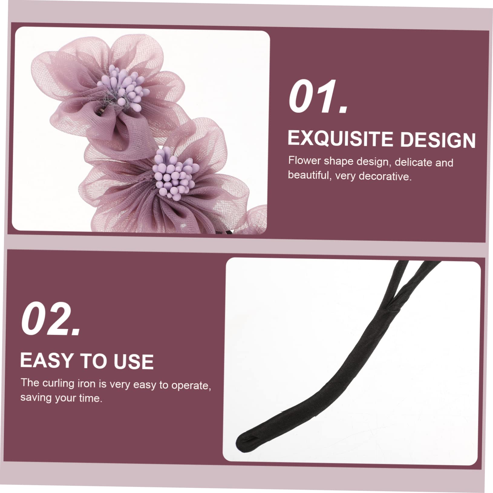MAGICLULU 12 Stk Fleischbällchen Haareisen fauler Lockenwickler Haarknotenformer Haarblumen für Hochsteckfrisuren Haarschmuck Lockenstab Haarknotenhersteller Blumen-Dutt-Maker für Haare