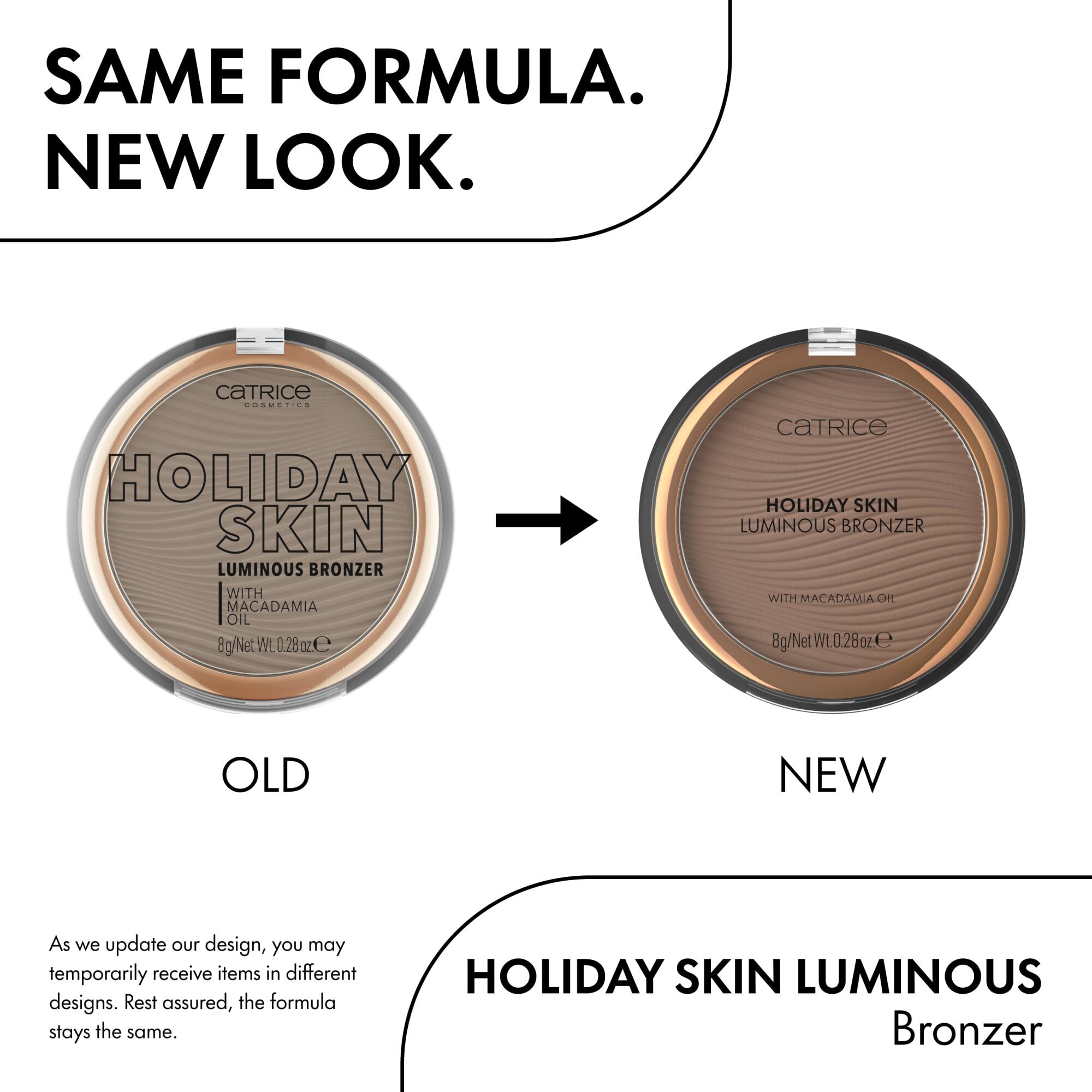 Catrice Bronzer rozświetlający Holiday Skin, wygładzanie, opieka, wyraźny wynik, naturalny, świetlisty (8g)