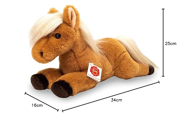 Foto 5 de 5 de Teddy Hermann 90265 Caballo Tumbado 34 cm, Peluche