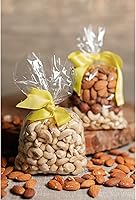 Vista 7 de Morepack Bolsas de celofán de fondo plano, 100 bolsas transparentes de 6 x 2 x 10 pulgadas con 100 lazos giratorios (sin fuelle lateral)