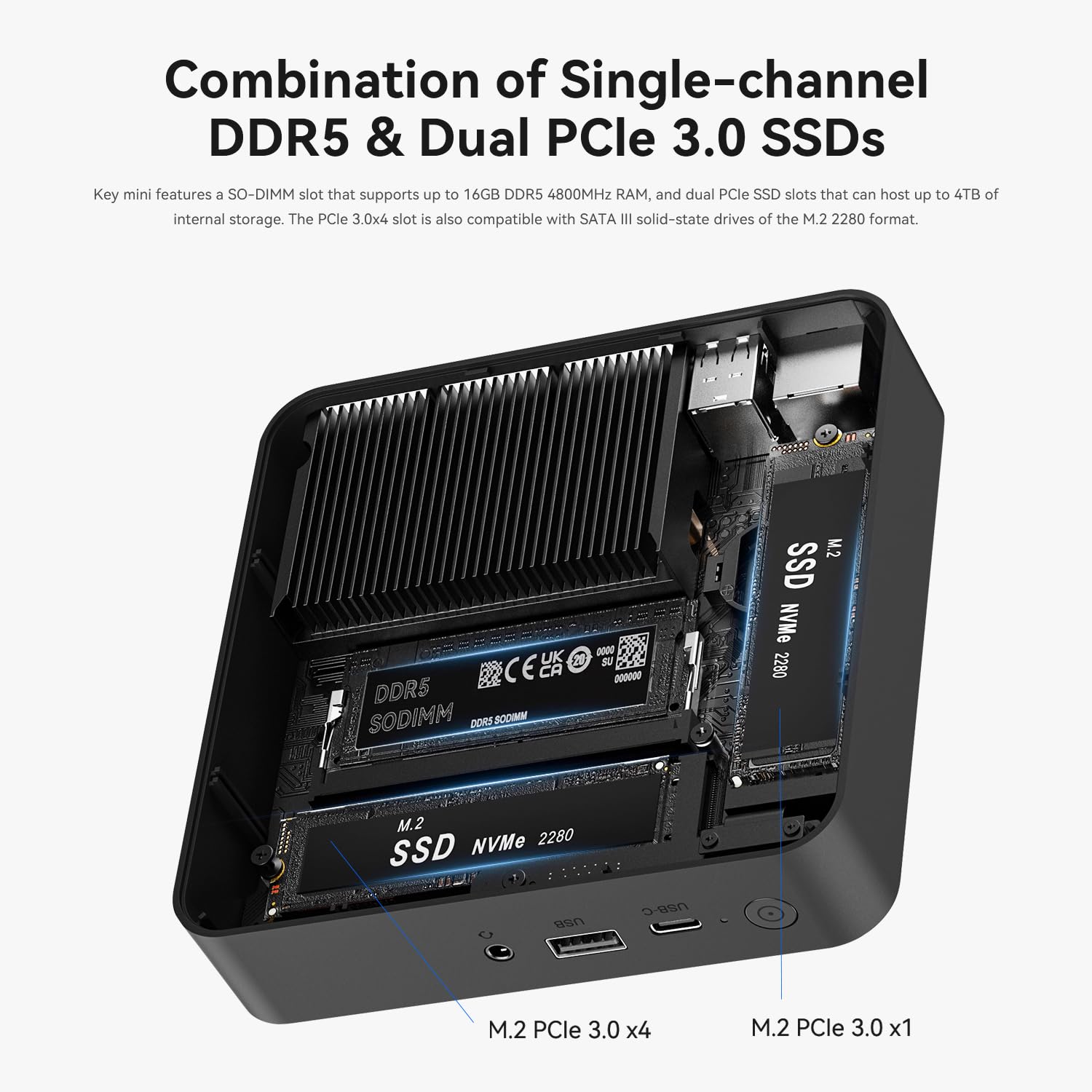 Amazon.com: TRIGKEY Key mini N100 Mini PC, Intel Alder Lake