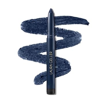 LAURA GELLER NEW YORK Kajal Longwear Kohl Eyeliner Pencil Denim Smooth, Blendable Application, Long-Wearing, Non-Creasing Infused with Caffeine & Vitamin E Built-In Sharpener