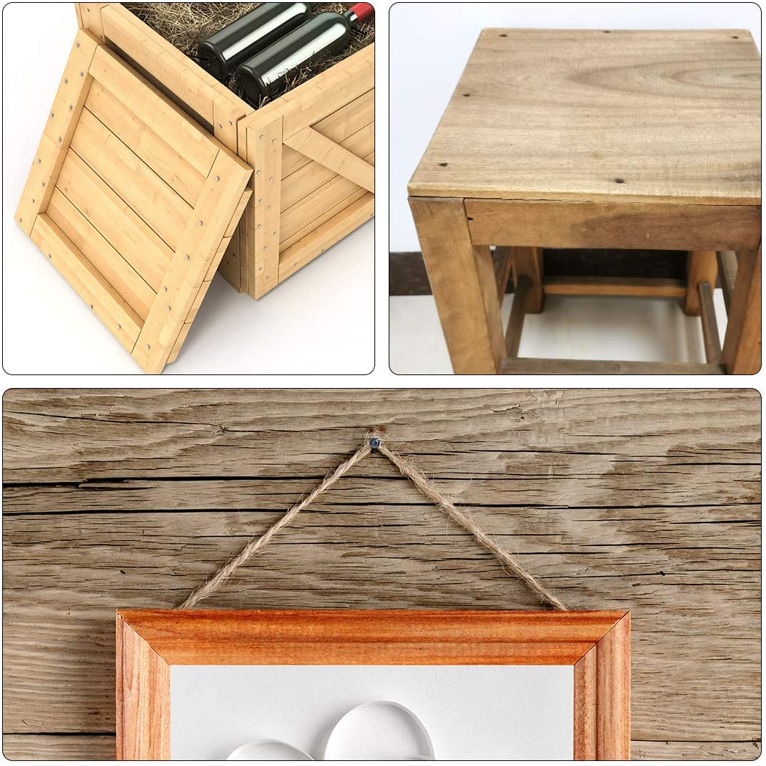 XYWHPGV Small Small Hardware Nails Iron 1.2X6mm (DXL) for DIY Decorative Wooden Boxes Accessories Gold Tone 500pcs(b20ac 4d973 56f99 1aca2 123b3 ec90b