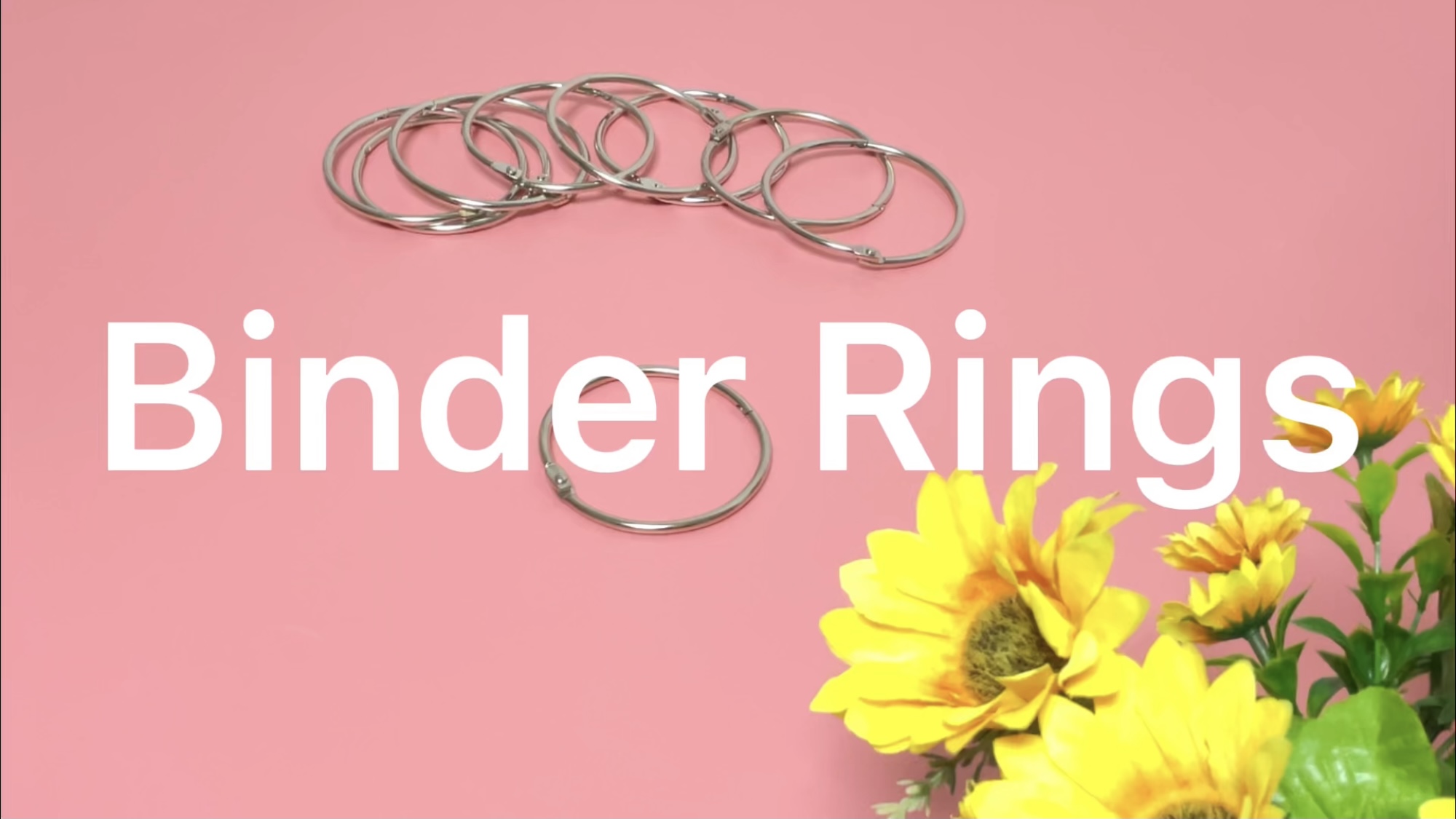 3 inch binder rings on Amazon Live