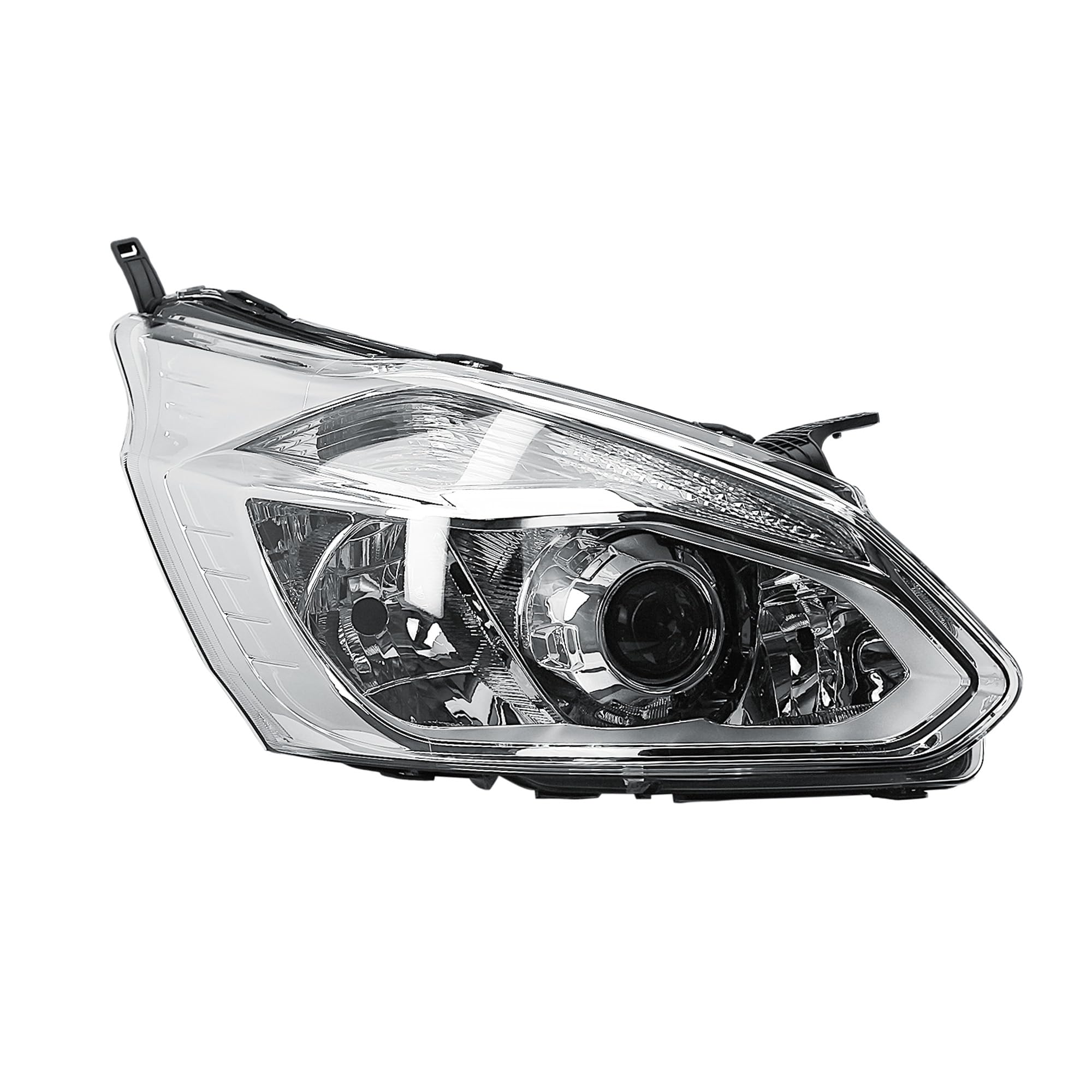 LONGLING Faro anteriore Faretto Anteriore Destro con Proiettore e Motore per Ford Transit Tourneo Custom V362 2013-2019