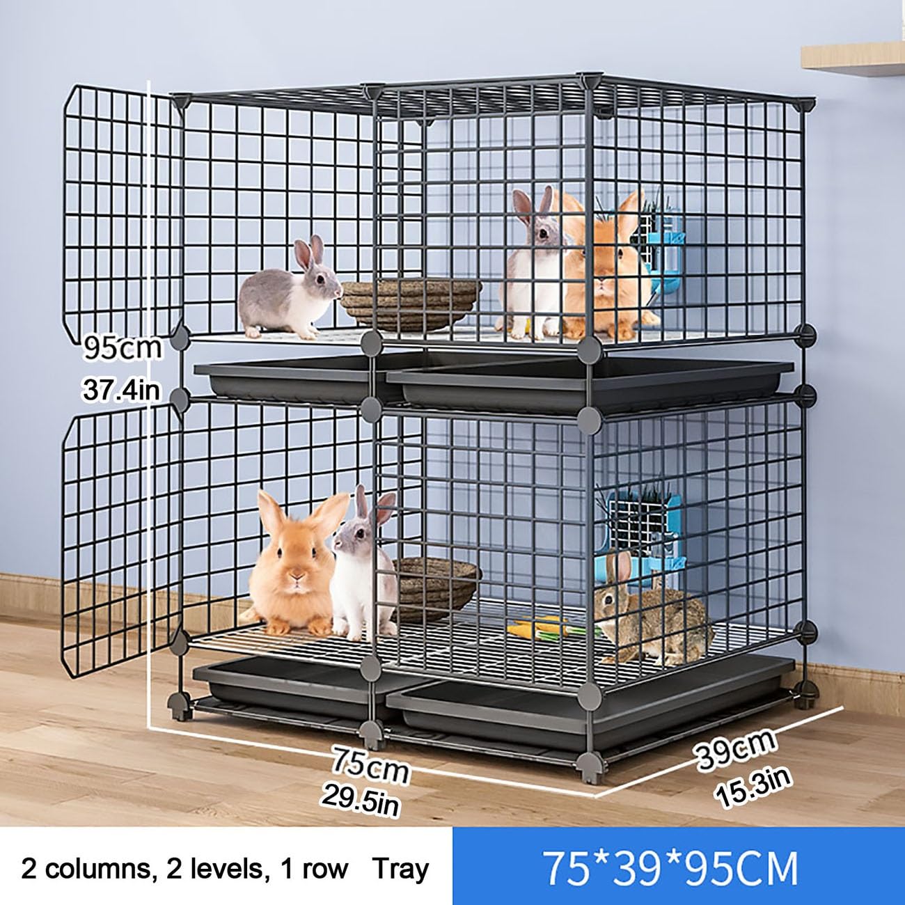 Amazon.com: GFAZXDS Indoor Rabbit Cage, Rabbit Play Pen, Pet Cages