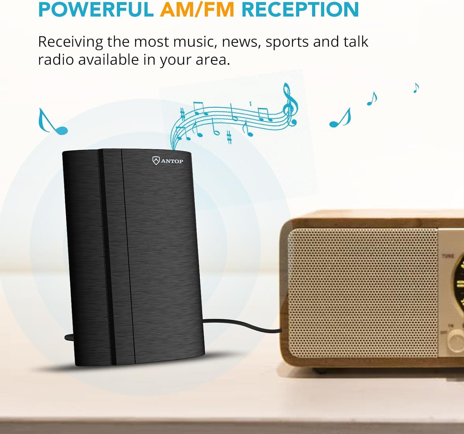 ANTOP Antenna FM per ricevitore stereo interno AT-212FM