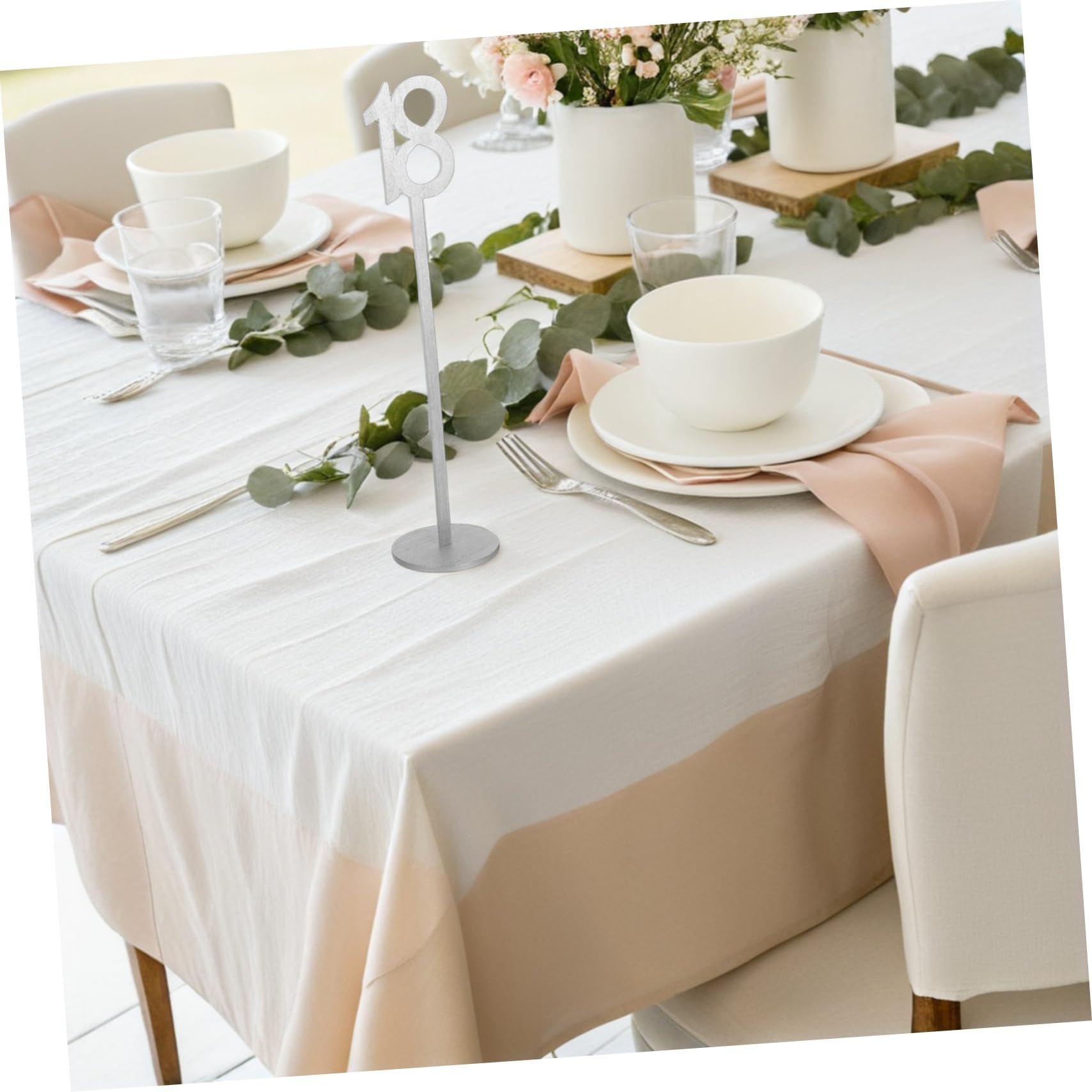 SOLUSTRE 20 Piezas Placa De Madera Para Número De Mesa Números De Mesa De Madera Letreros De Recepción De Boda Para Banquetes Fiestas De Aniversario Decoración De