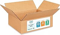 Vista 43 de Cajas largas de envío y mudanza de 28 x 12 x 12 pulgadas (paquete de 10) – Resistencia extra 200 lb vs regulares – Cajas de cartón corrugado