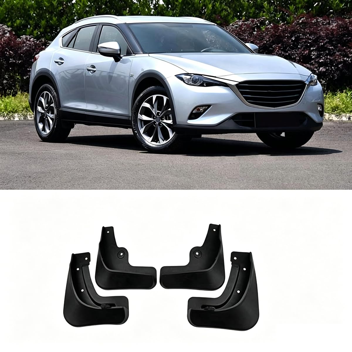 Garde-Boue de Voiture Idéal pour Trajets Ruraux en Mazda CX-4 2016-2019
