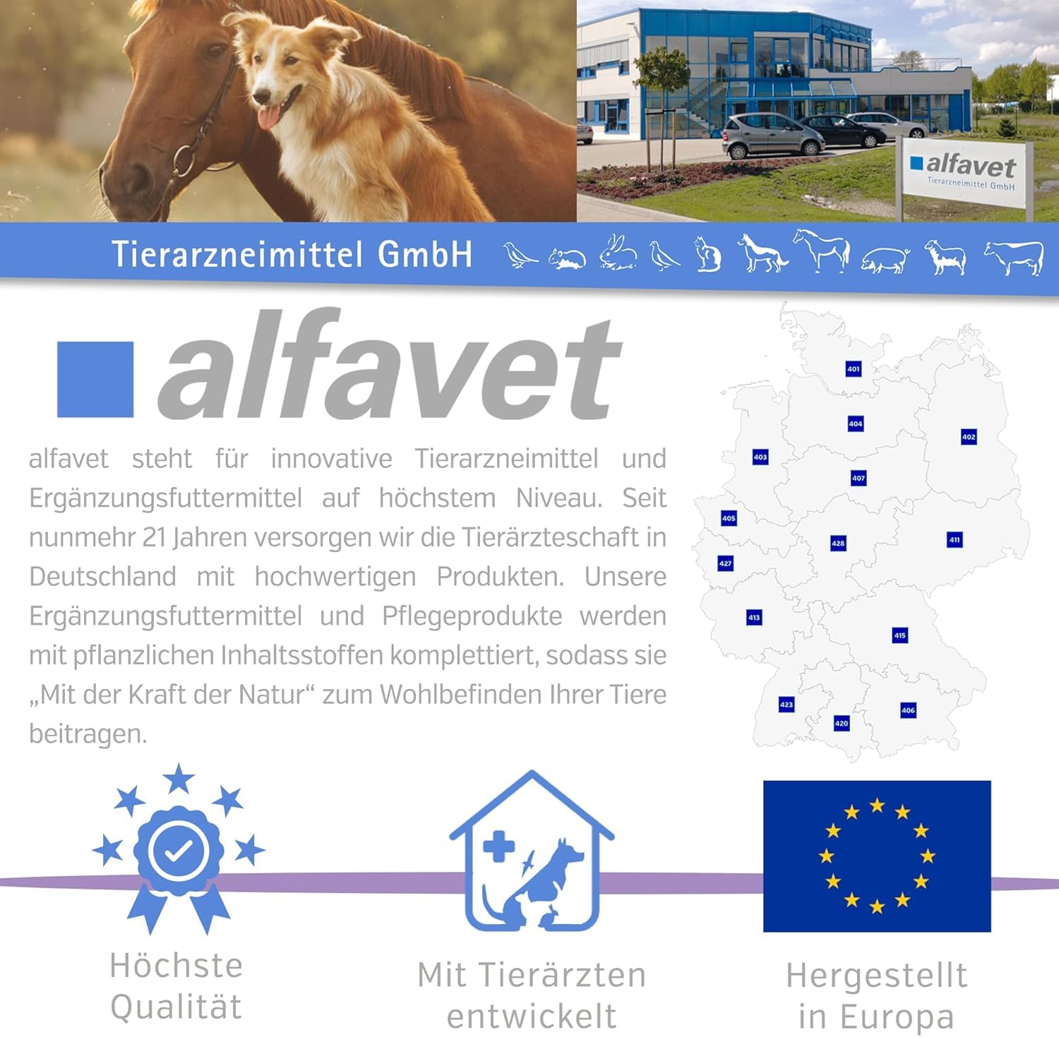 Alfavet ReConvales AntiPhos, zur Unterstützung der Nierenfunktion von Katzen und Hunden, Nahrungsergänzung mit Phosphatbinder, 3 x 90 ml Flaschen