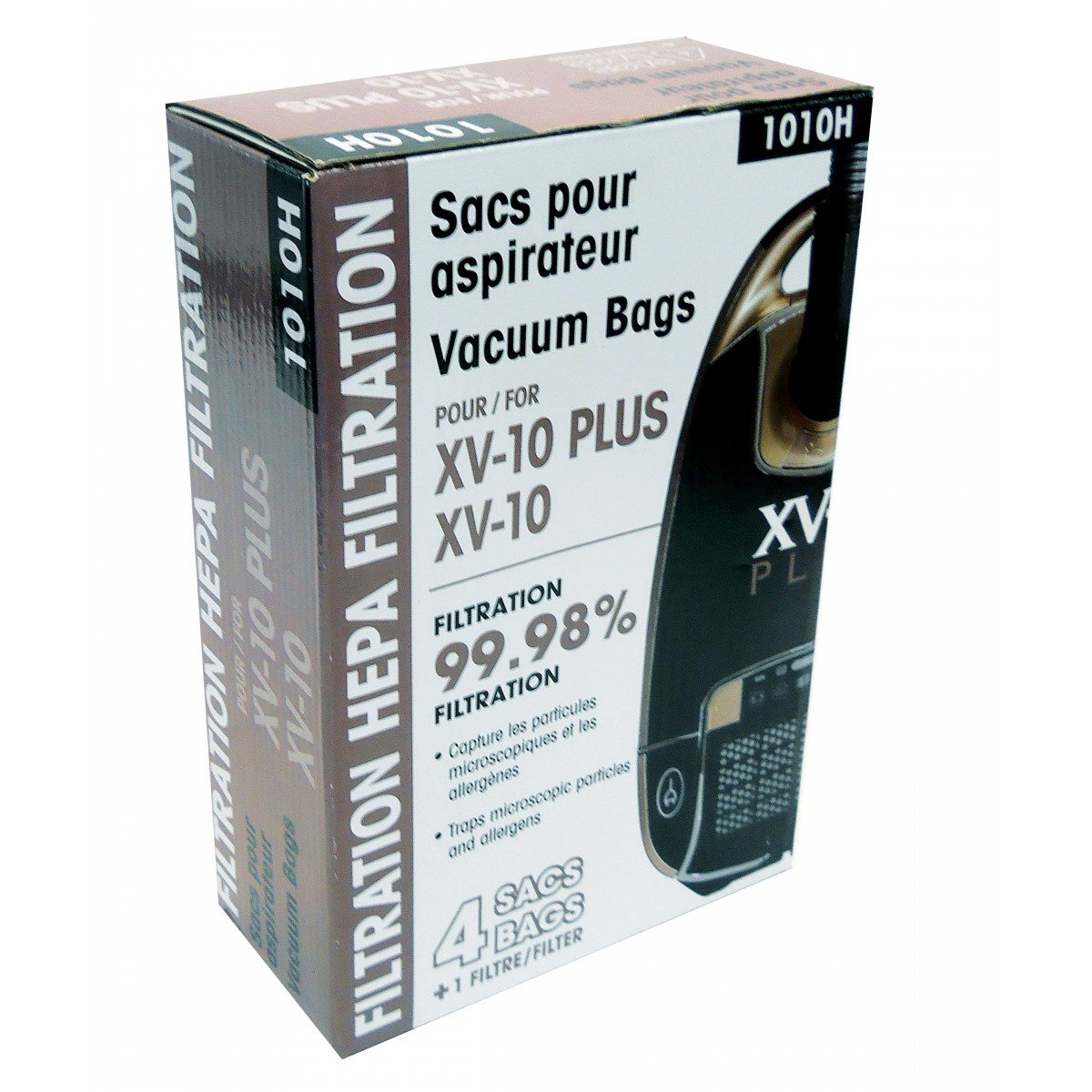 Johnny VacJohnny Vac Microfilter HEPA Vacuum Bags XV10 - PKG/4+1
