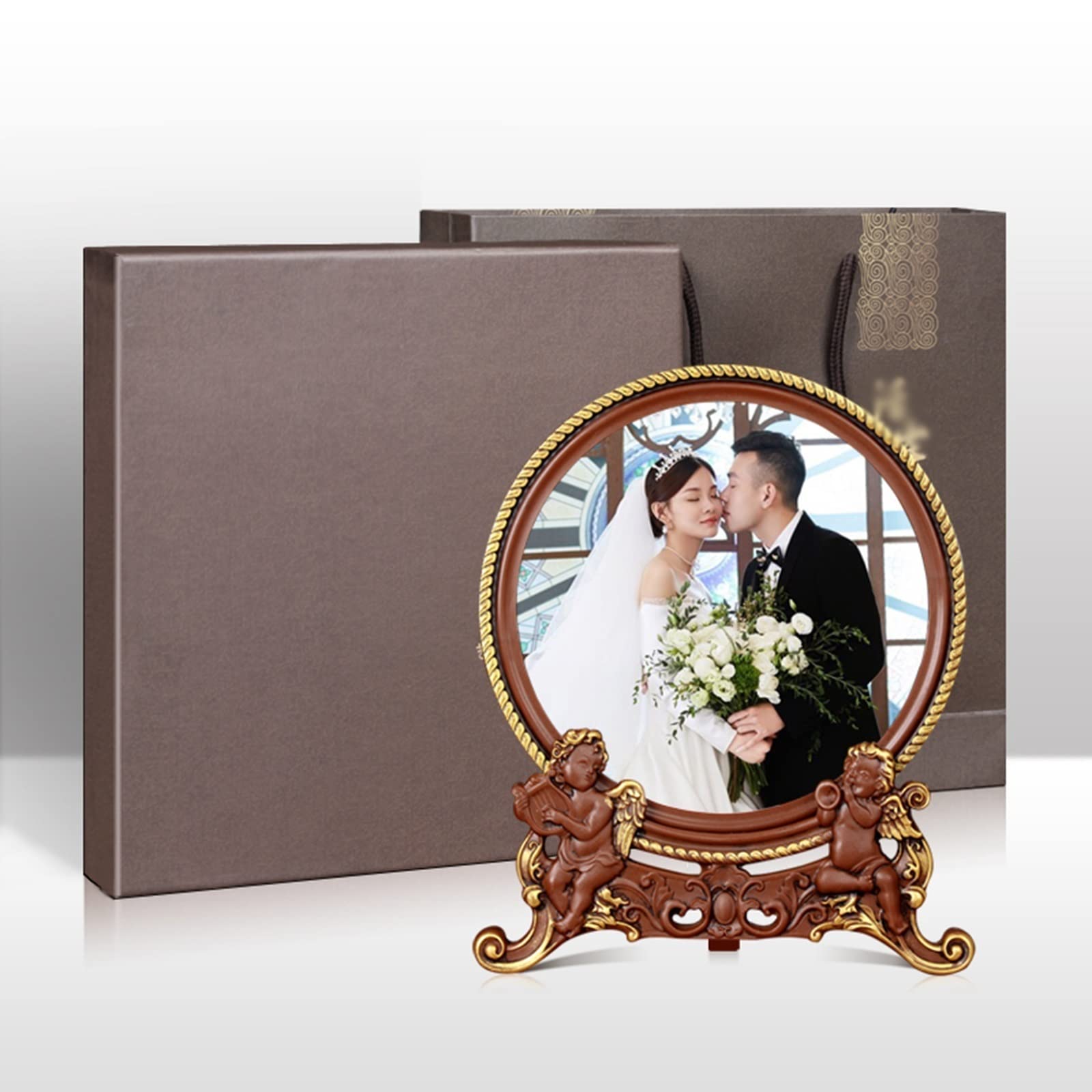 Retro-Bilderrahmen, EuropäischeSet Foto Hochzeit Paar Kinder Desktop Dekoration