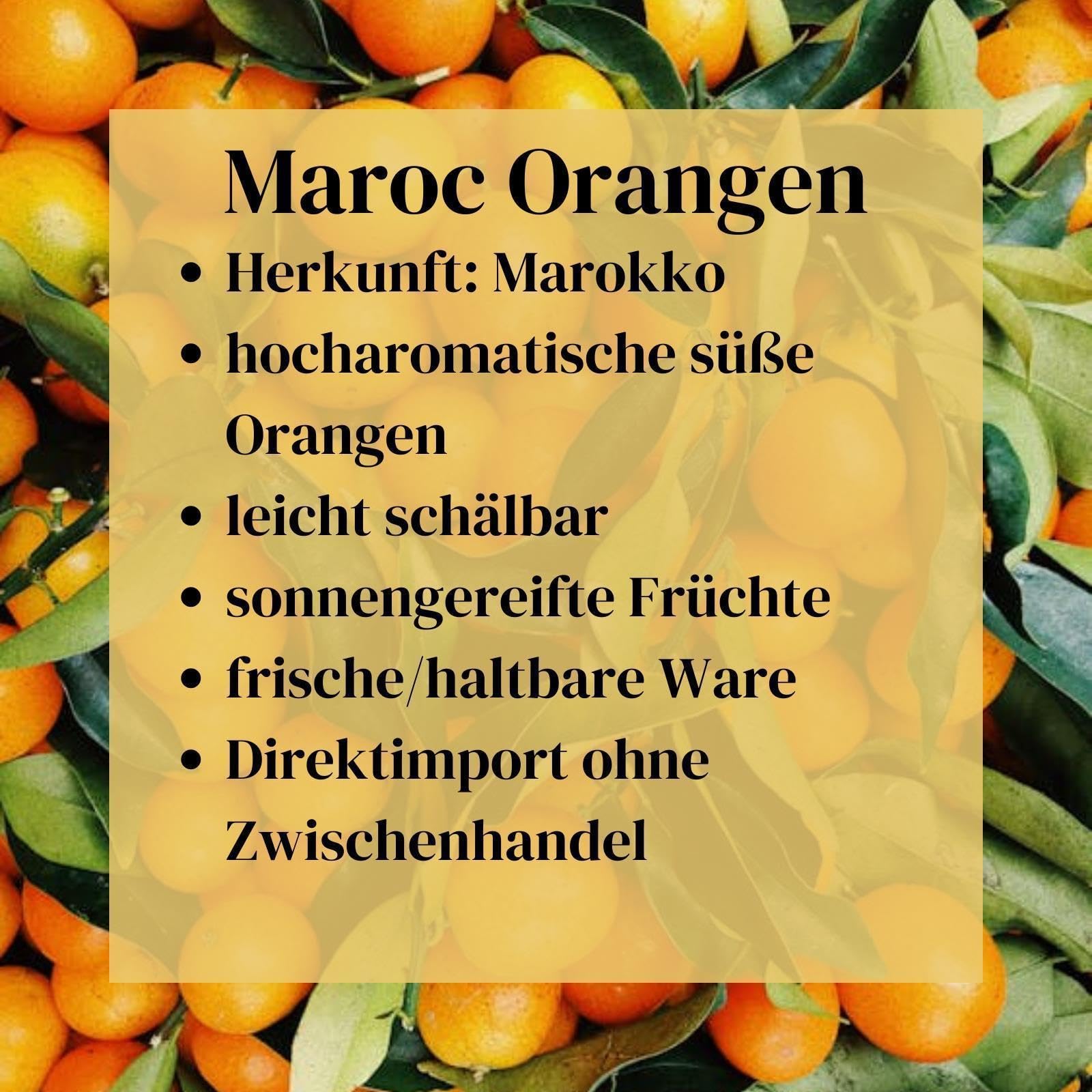 FRUCHTVERSAND24® Original-Kisten Mischung "XL", Maroc Orange 15kg + Maroc Clementine 10kg, Original Maroc Südfrüchte, süß saftig lecker