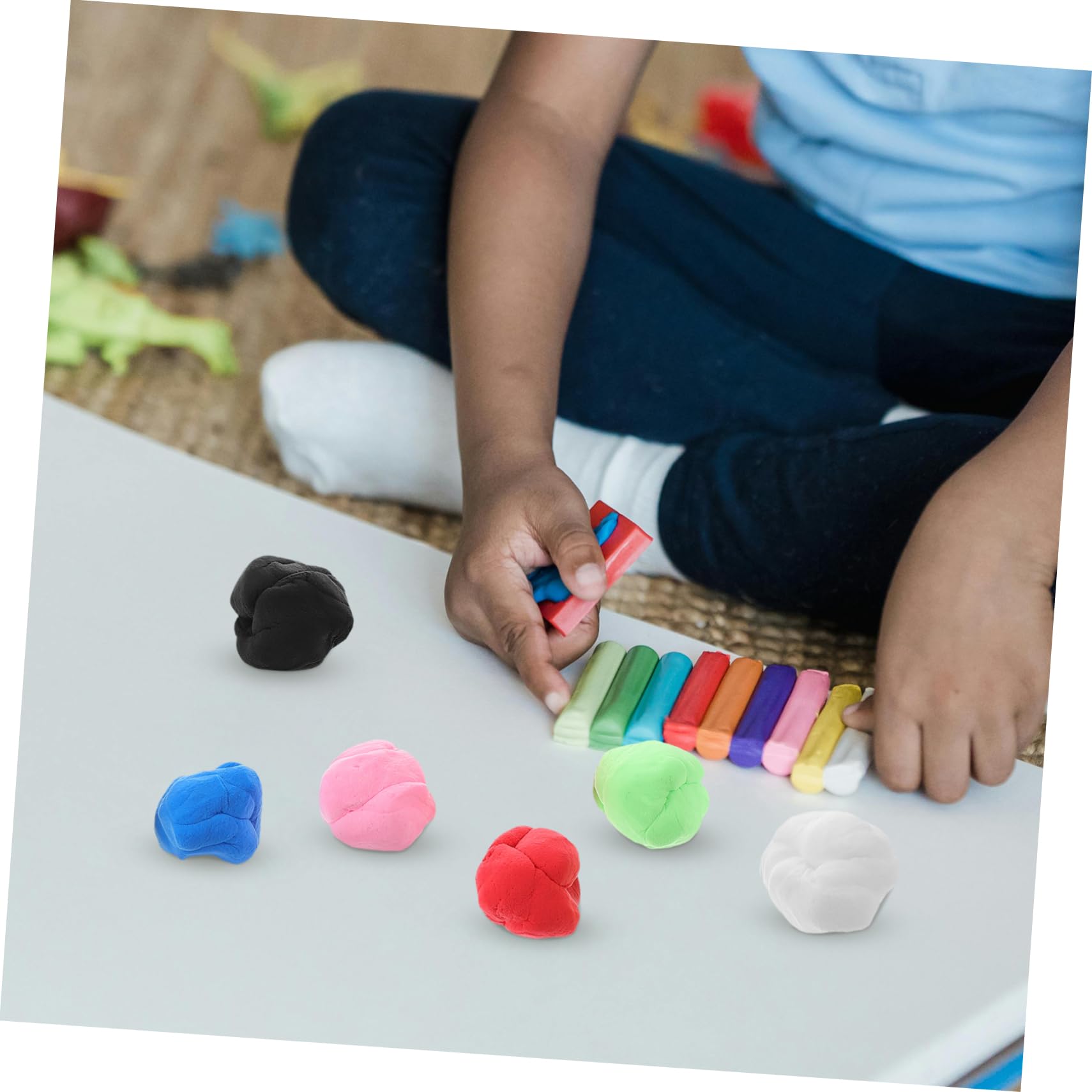 6bolsas Arcilla De Secado Al Aire Kit De Colores Para Proyectos y Educativos