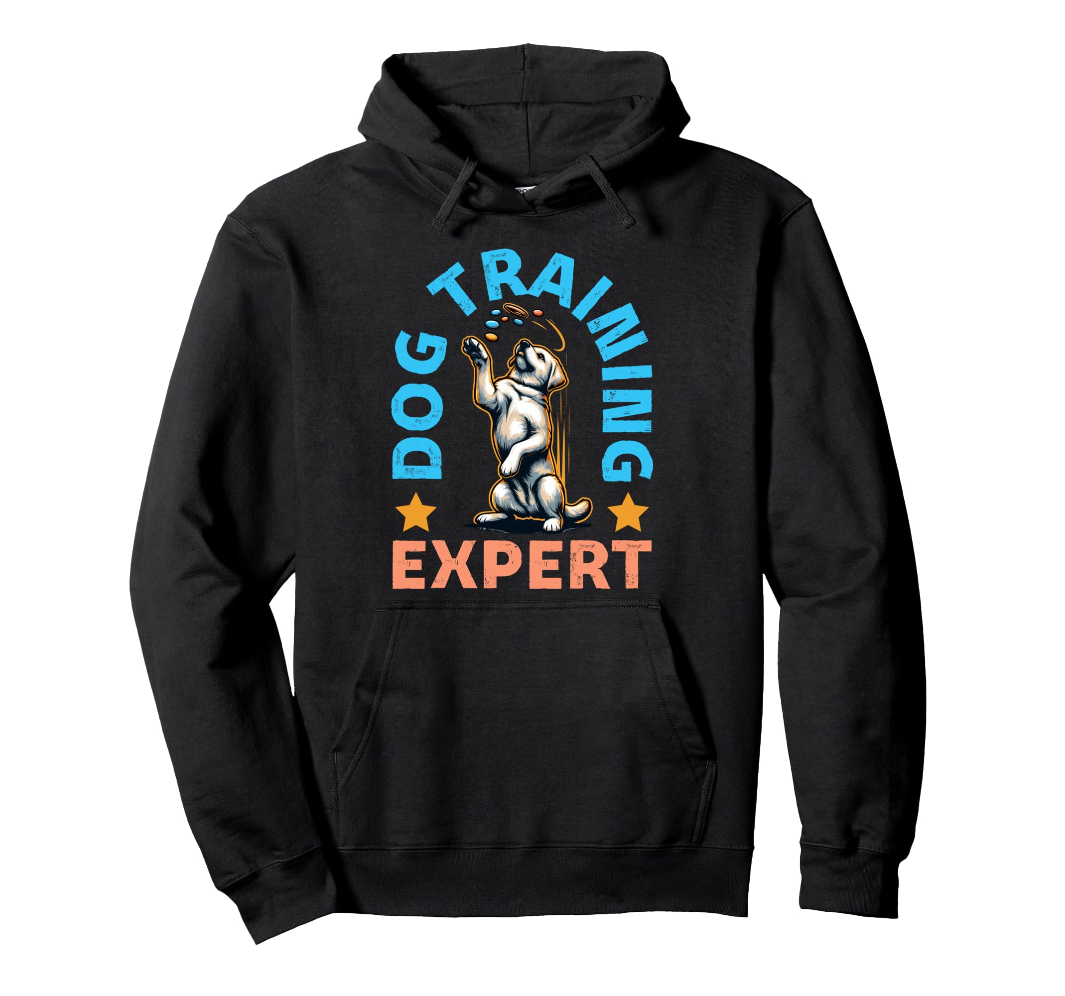 Dog Training Expert Canine Obedience Skills Pullover Hoodie, Black