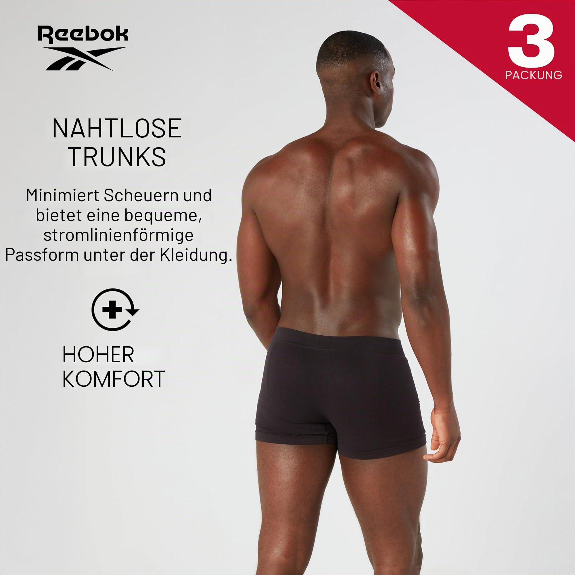 Reebok Herren Dale Badehosen (3er Pack)