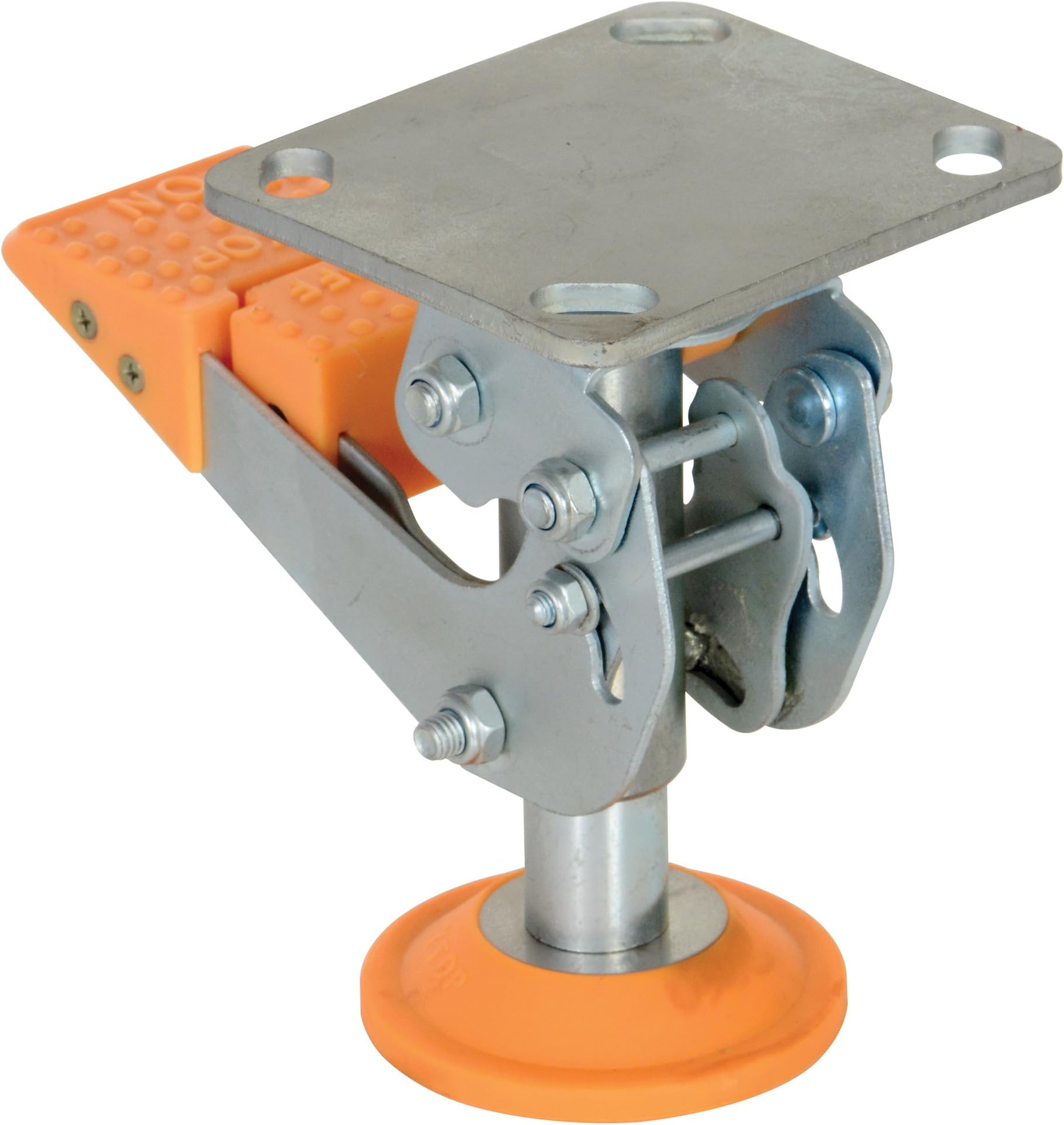 Vestil FL-LKH-6 Floor Lock, Steel/Poly, 6-7/16" to 7-5/8"