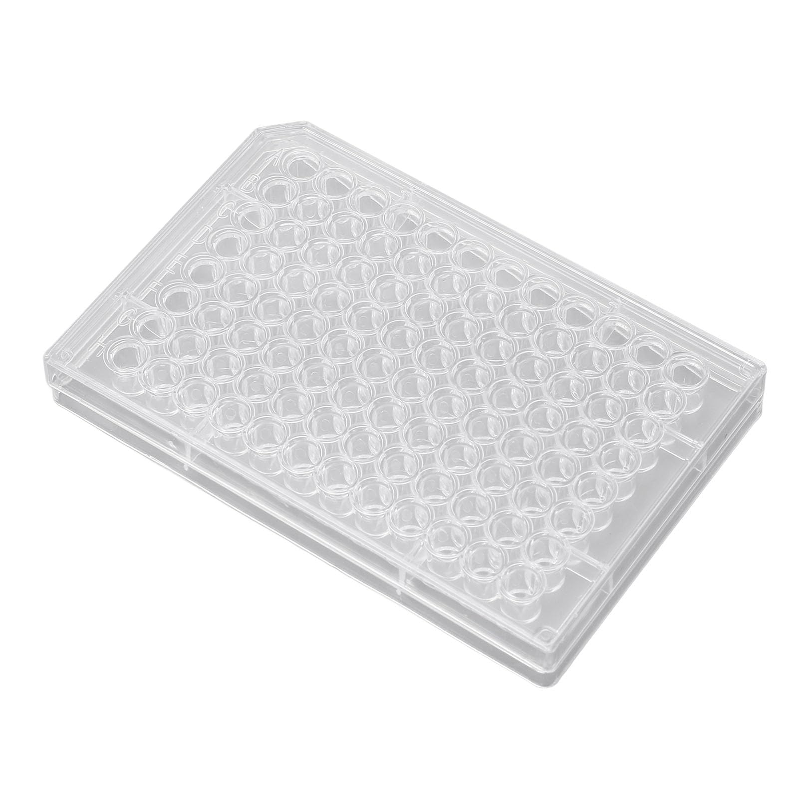 10pcs Tissue Culture Plate 96 Well C Polystyr Cell Growth Culture Plate with Plastic Lid for La Biological Room Flat Bottom Tissue Culture PlateTissue Culture Plate with LidCell