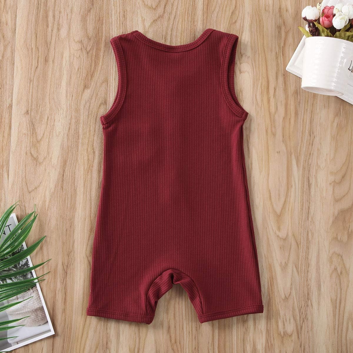 Newborn Summer Baby Boy Girl Rompers Bodysuit Jumpsuit Playsuit One Piece Outfit Clothes - Image 2