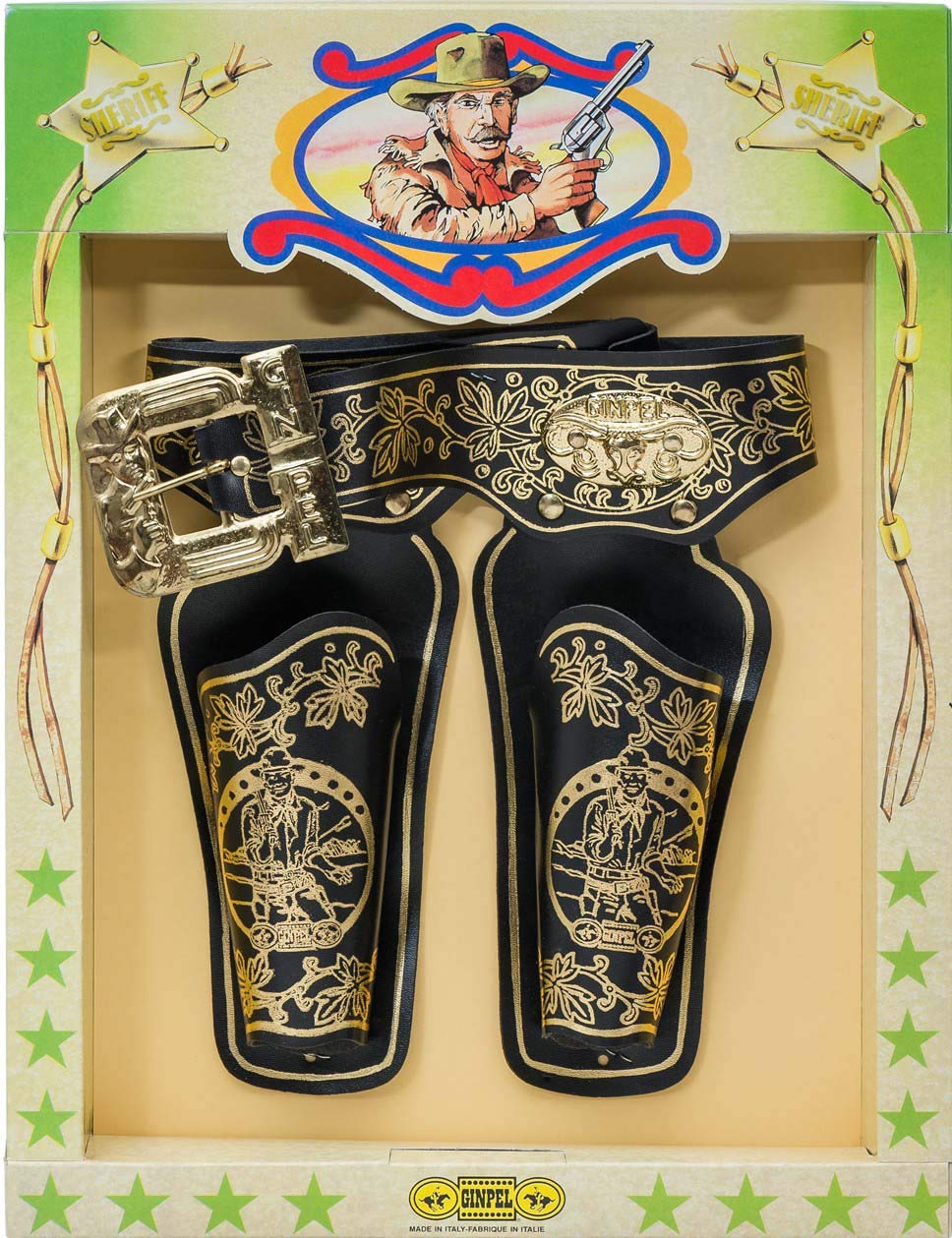 Villa Giocattoli Old West Pioneer – Cowboy-Tasche Mit Gürtel Für Erwachsene, Spielzeug Für Kinder