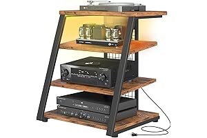 AV Media Stand with Outlets: The Perfect Audio Stand for Your Home