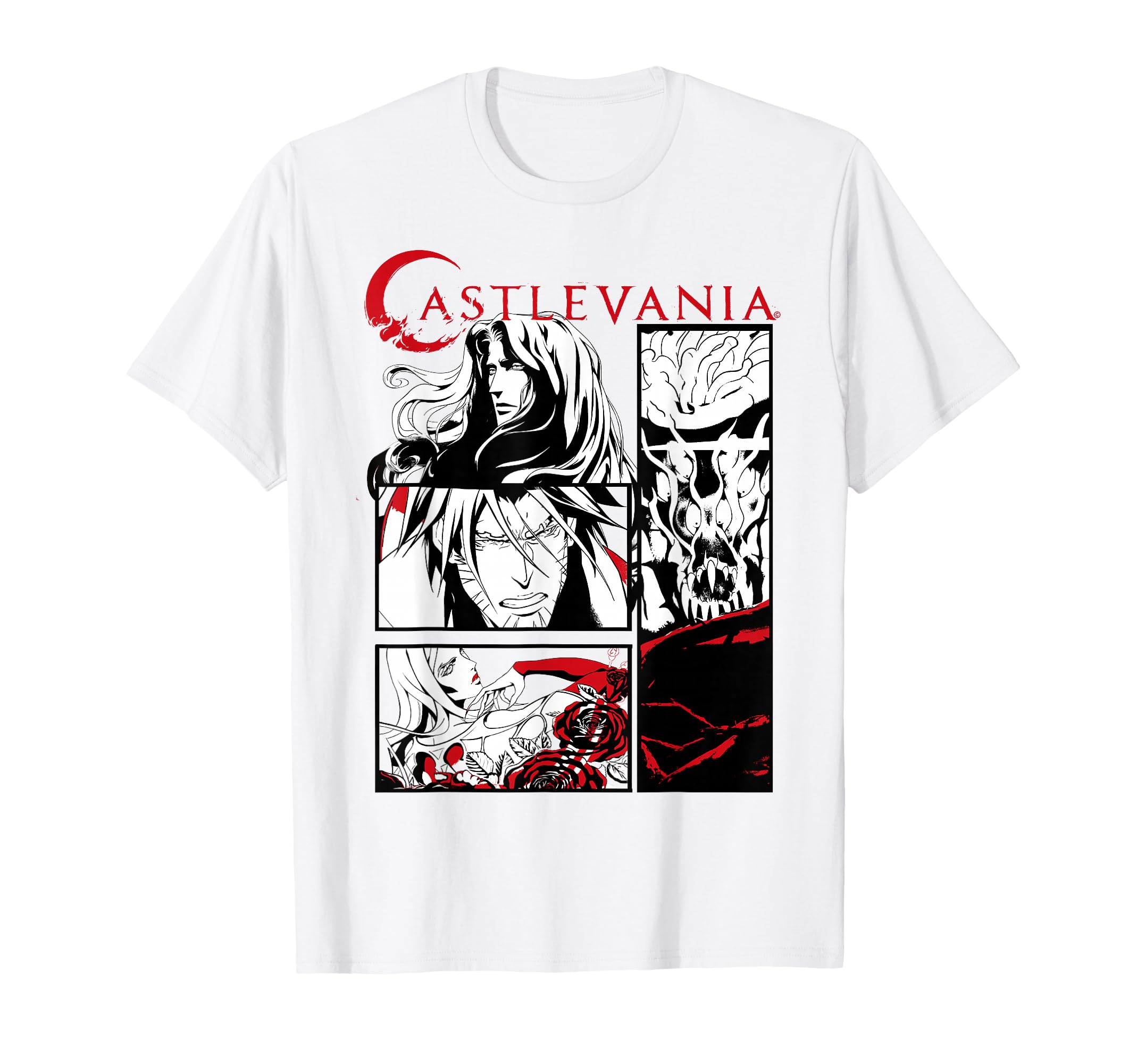 Black & White Comic Panels T-Shirt