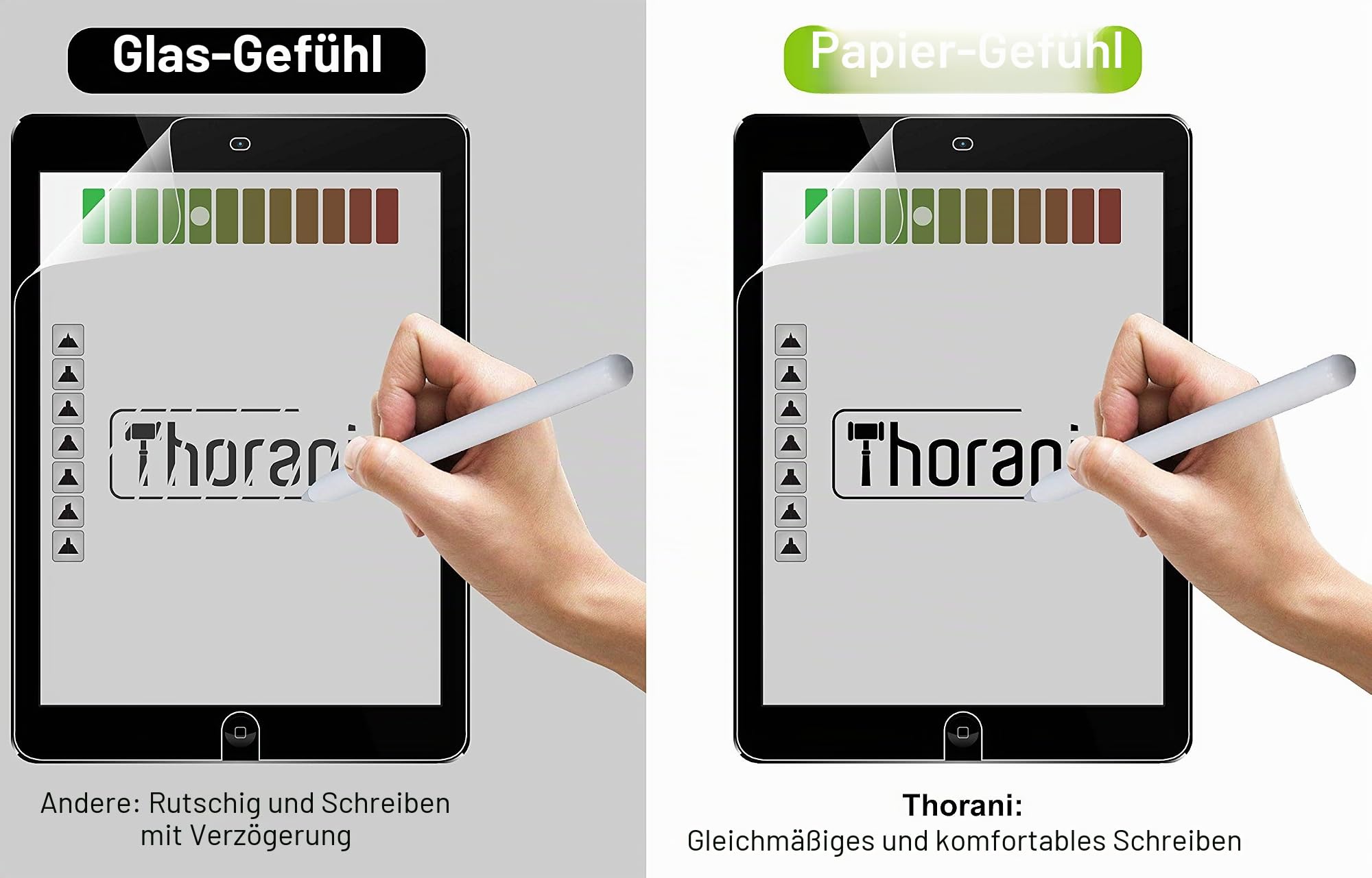 2 Stück Paper-Feel Schreib- & Zeichenfolie für 15.6 Zoll (16:9) Laptops, kompatibel mit Smart-Pencils und Stylus